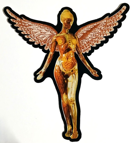 Nirvana die cut lg sticker - cut,