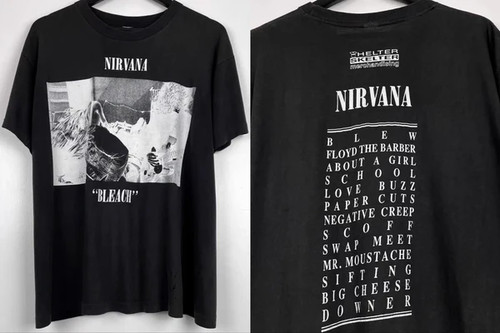 Nirvana bleach unisex shirt - bleach,