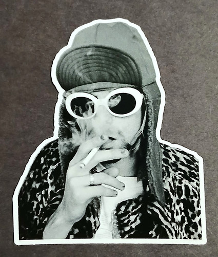 Nirvana die cut - nirvana, sticker