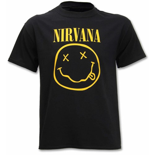 Official nirvana shirt happy - official, t