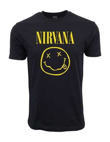 Nirvana faux smile shirt - smile, t